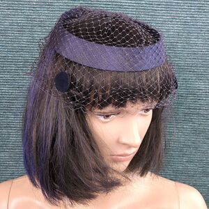 Vintage Halo Hat or Ring Hat With Netting